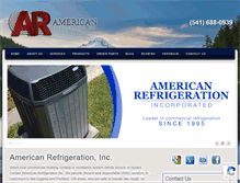 Tablet Screenshot of americanrefrigerationinc.com